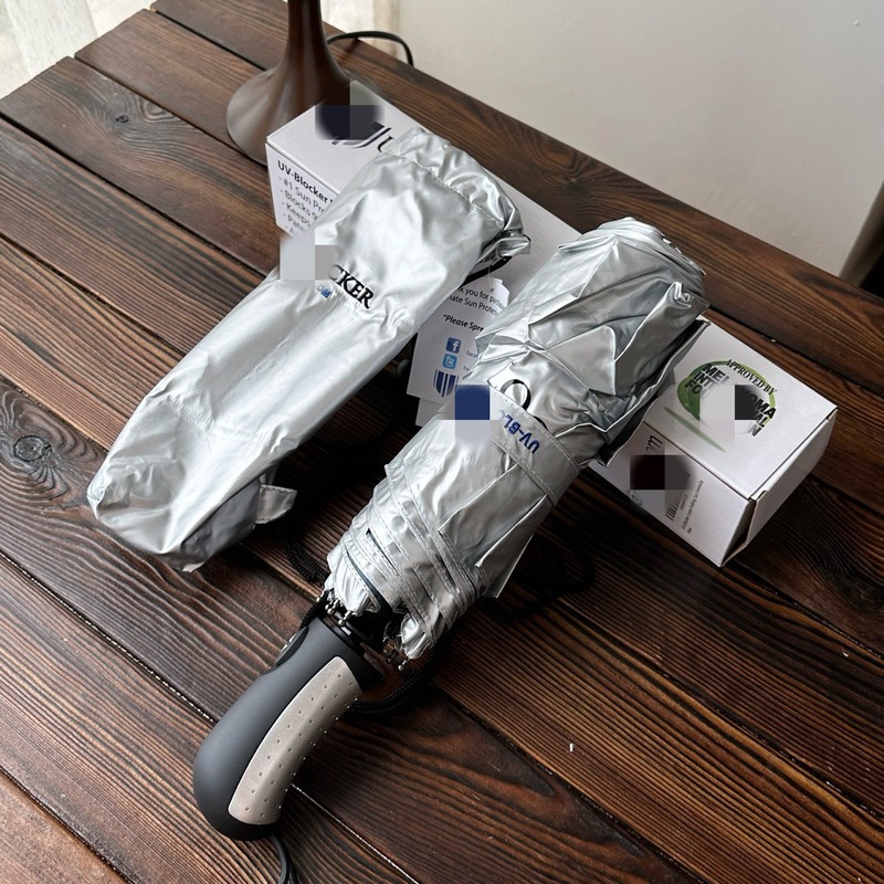 American Uv Sun Protection Umbrella, Silver-Coated Sunshade Umbrella, Backpack-Style Full Blackout Umbrella, Free Sun Umbrella