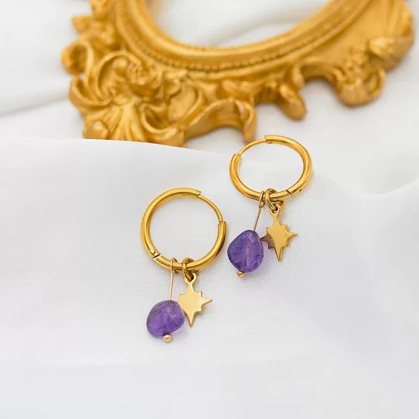 With amethyst