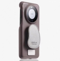 Patrón de piel amarillo lechoso Huawei mate70pro funda para teléfono móvil nuevo estilo de alta calidad con soporte de cuero adecuado para pura70pro