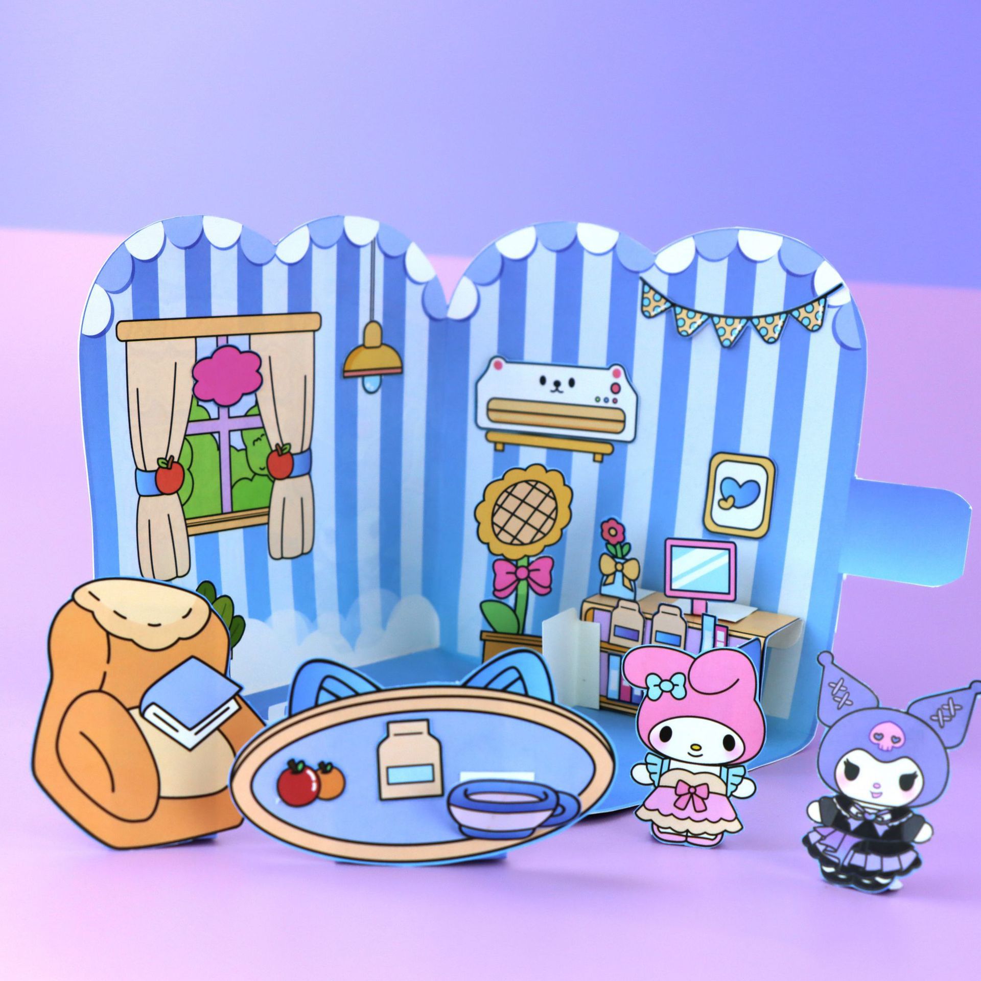 Coolomi melodía libro silencioso Descompresión de corte libre de mano de corte de juguete para niños material de DIY bolsa de cambio de libro