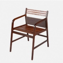 楠竹椅子主人椅靠背椅新中式简约家用实木禅意茶室休闲茶椅