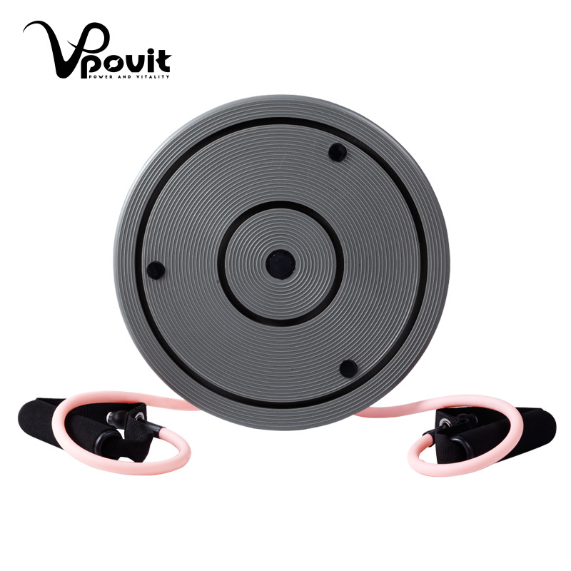 Puwei especial povit electrónica calorías conteo cintura torsión placa pie imán masaje cintura torsión placa con cordón