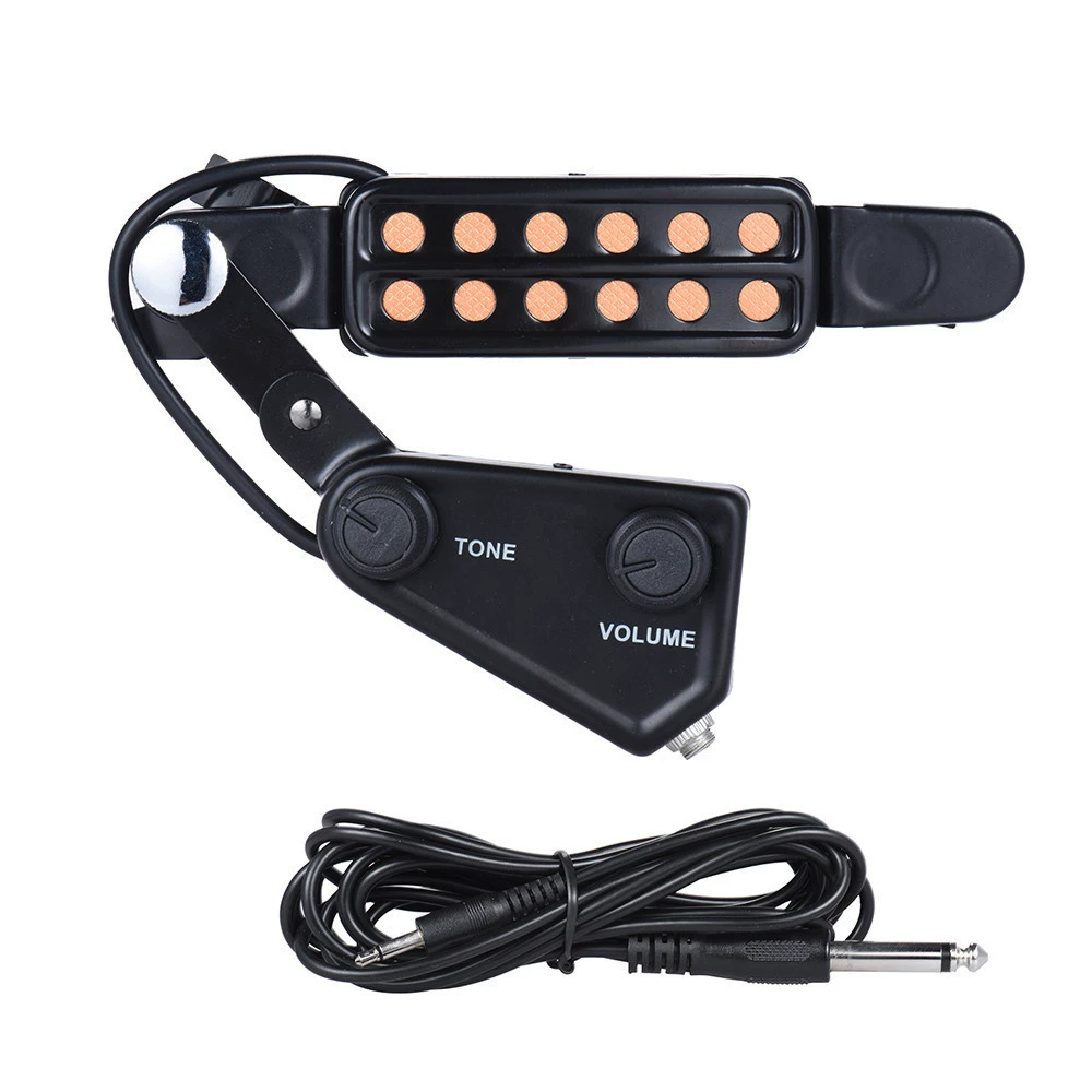 Многофункциональный Универсальный гитарный пикап укулеле пикап патч эквалайзер Пикап объемный звуковое отверстие пикап