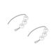 925 Silver Hook Pearl Earrings Women's Simple Elegant Anti-Sensitive Earrings Niche Design Ear Hook Earrings