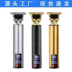金属t9理髪器卸売り髪剃り電気バリカン復古オイルヘッド彫刻デジタル理髪電気バリカン