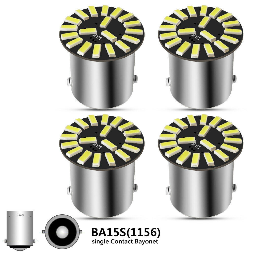 Automóvil LED luces de dirección 1156 1157 19smd 4014 decodificar luces de marcha atrás luces de freno luces de esquina