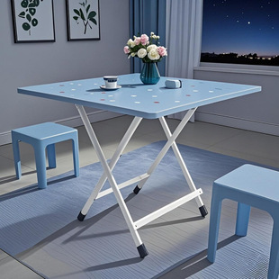 Folding Table Simple Small Square Table Household Folding Dining Table Dining Table Portable Square Dining Table Simple Table Wholesale