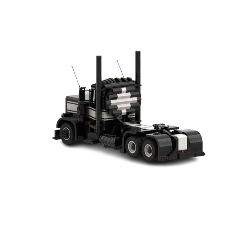 Building Block Toy Trailer Transport Educational Assembly Set_voghion.com