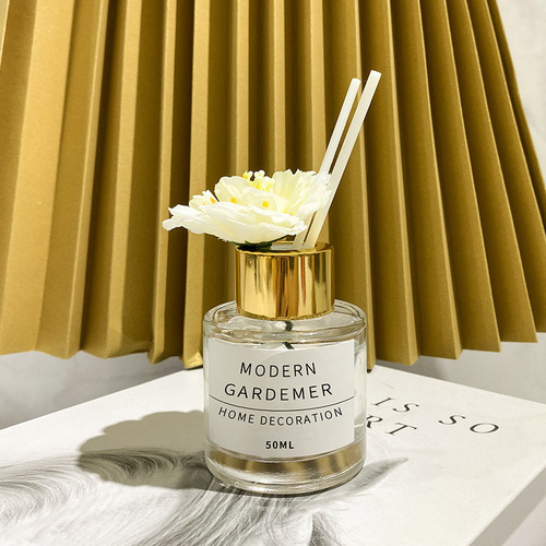 Small Garden Bottle Fireless Aroma Essential Oil Household Bathroom Deodorizer Toilet Fragrance Air Freshener Aroma Decor