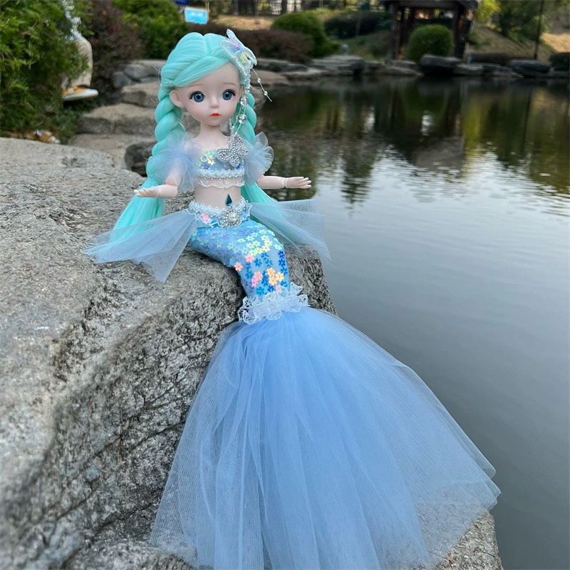 Doll, children's toy, 12 inch, mermaid, Birthday gift