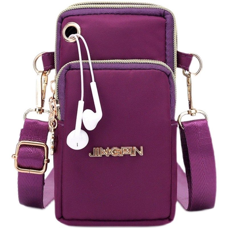 Nuevo bolso del teléfono móvil de las mujeres crossbody mini bolso del teléfono móvil bolso del Halter bolso de la muñeca portátil monedero de la moneda