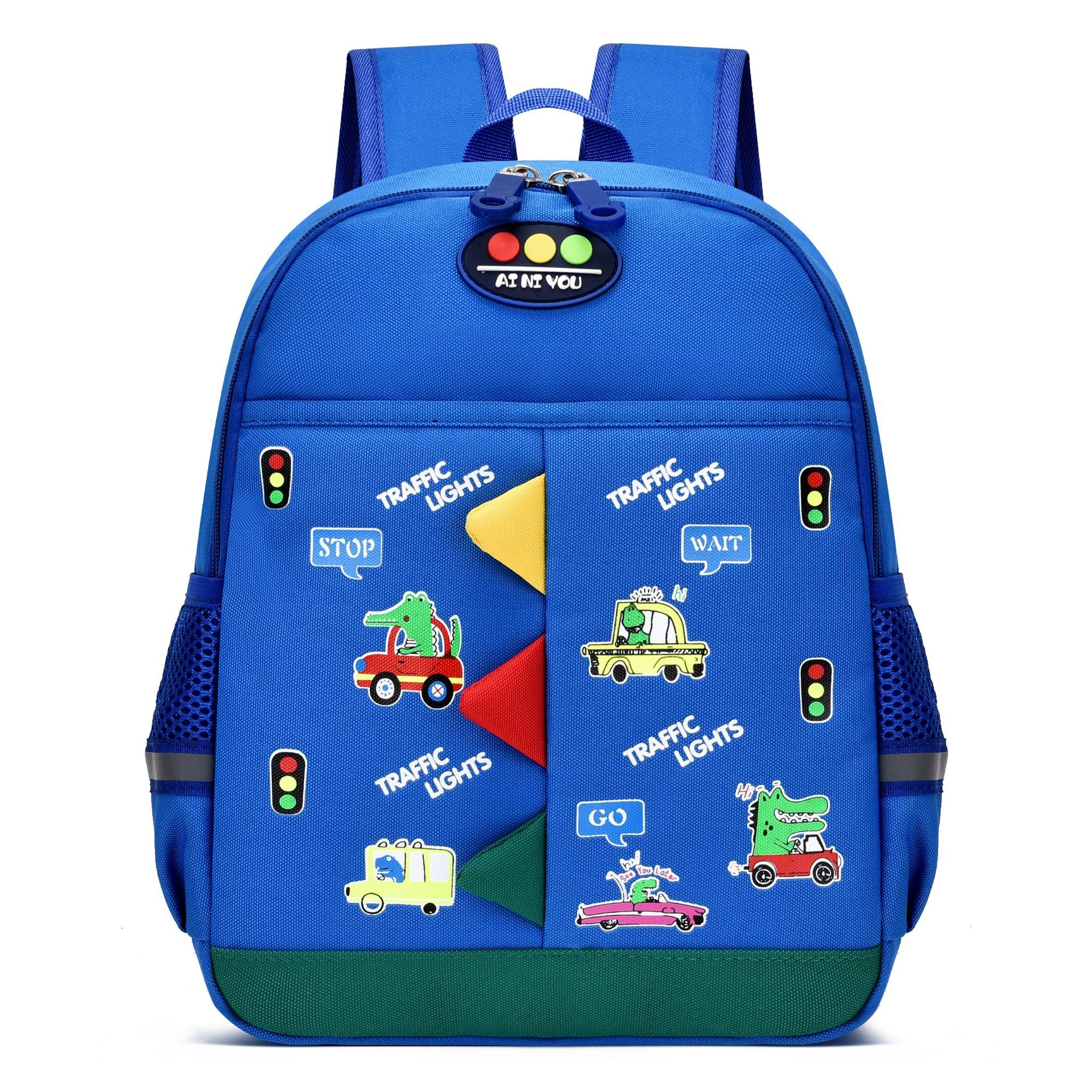 Comercio exterior nueva mochila tridimensional para niños de dibujos animados lindo mochila reducción de la carga protección de la columna vertebral escuela primaria estudiante mochila