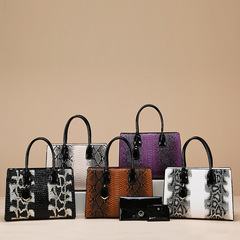 Handbags Cross-border Parent and Child Bags Women's 2024 New Style Fashion Women's Bags Shoulder Sling Hand-carry Multi-piece Set Commuter Bags