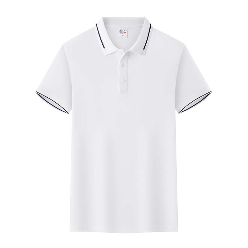 Trajes de trabajo de mangas cortas con solapa logotipo de verano de negocios polo camisetas de trabajo de la empresa de ropa de grupo camisetas de mangas cortas