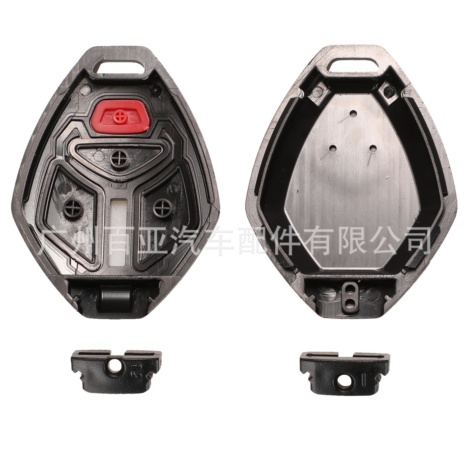 Suitable for Mitsubishi 2-key 3-key 4-key straight board remote control car key shell replacement shell without blade and key embryo