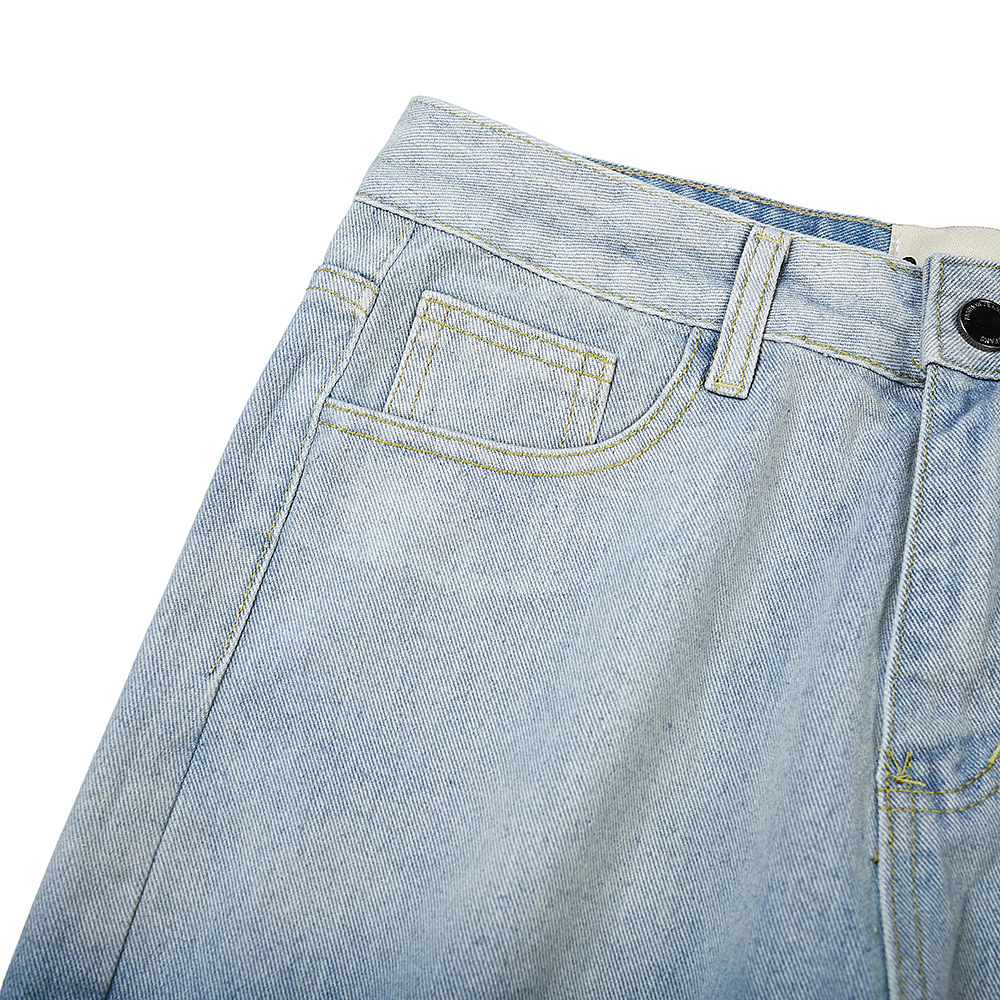 New Product: Wholesale On - Washed Distressed Casual Jeans Men And Women, Available For Dropshipping_mkmklike.com