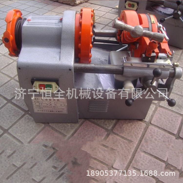 出售4寸/100型电动切管套丝机  管道绞丝机 切管机压槽机厂家