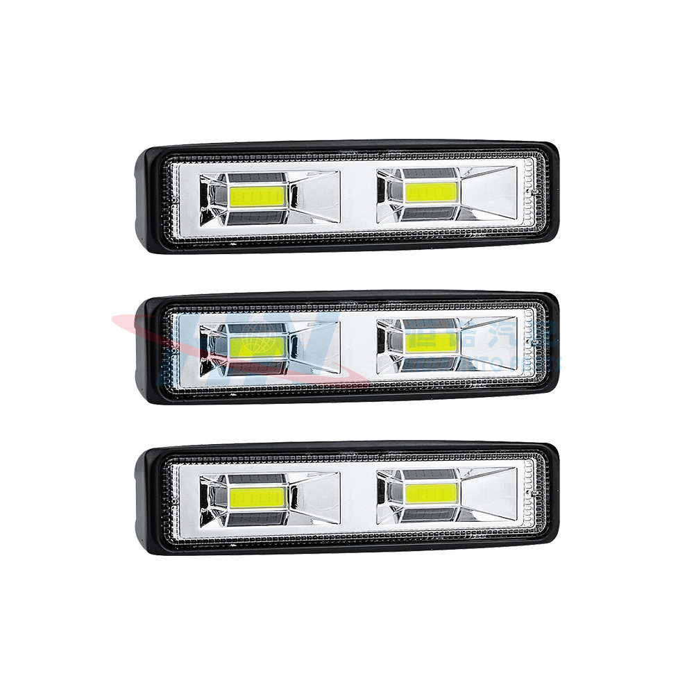 10-30v18w luz de trabajo de una línea COB tira proyector de aluminio ingeniería camión auxiliar Luz de marcha diurna