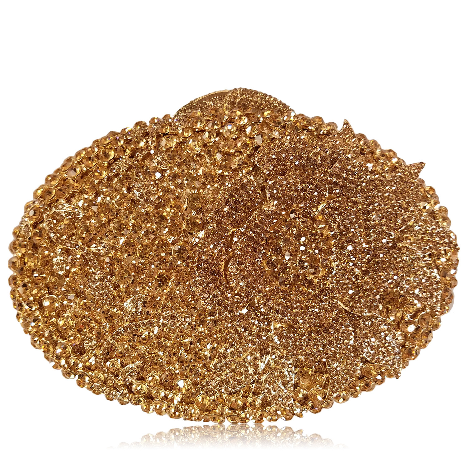 Huevo de ganso, una flor con diamantes, bolsas de cena, bolsas de diamantes transfronterizas, bolsas de joyas, bolsas de mano, bolsas de embrague