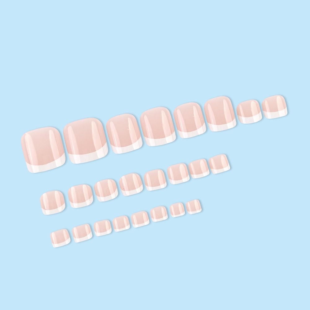 Desgaste de uñas de carne de uñas de color rosa pieza de uñas producto terminado fresco extraíble producto terminado al por mayor
