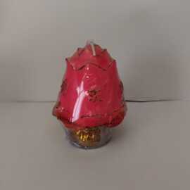 许愿灯莲花灯蜡烛灯荷花蜡烛灯红色大豆蜡荷花灯还愿灯批发厂家