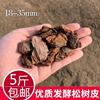 Pine bark rotten large pieces of fermented pine phosphorus cultivation matrix Dendrobium candid Dendrobium candidum plant material wholesale