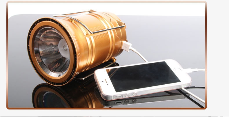 Solar-Powered Outdoor Emergency Lantern 5 Camping Lights 800Led Camping Lantern Deer Fluorescent Solar Charging