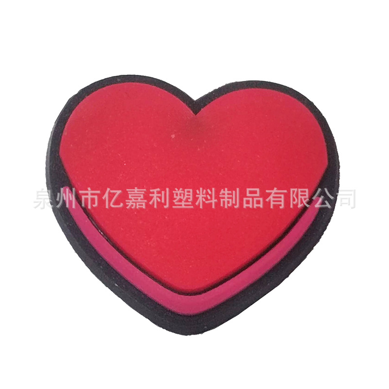 Rosa carta serie agujero zapatos Accesorios agujero zapatos DIY zapatos desmontables flor zapato hebilla al por mayor