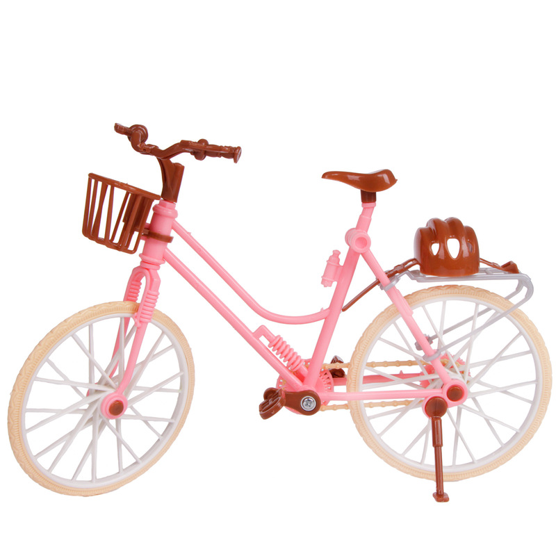 30cm Barbie Doll Simulation Large Bicycle Children's Pretend Play Toy Bicycle Environmentally Friendly Plastic Manufacturer Wholesale