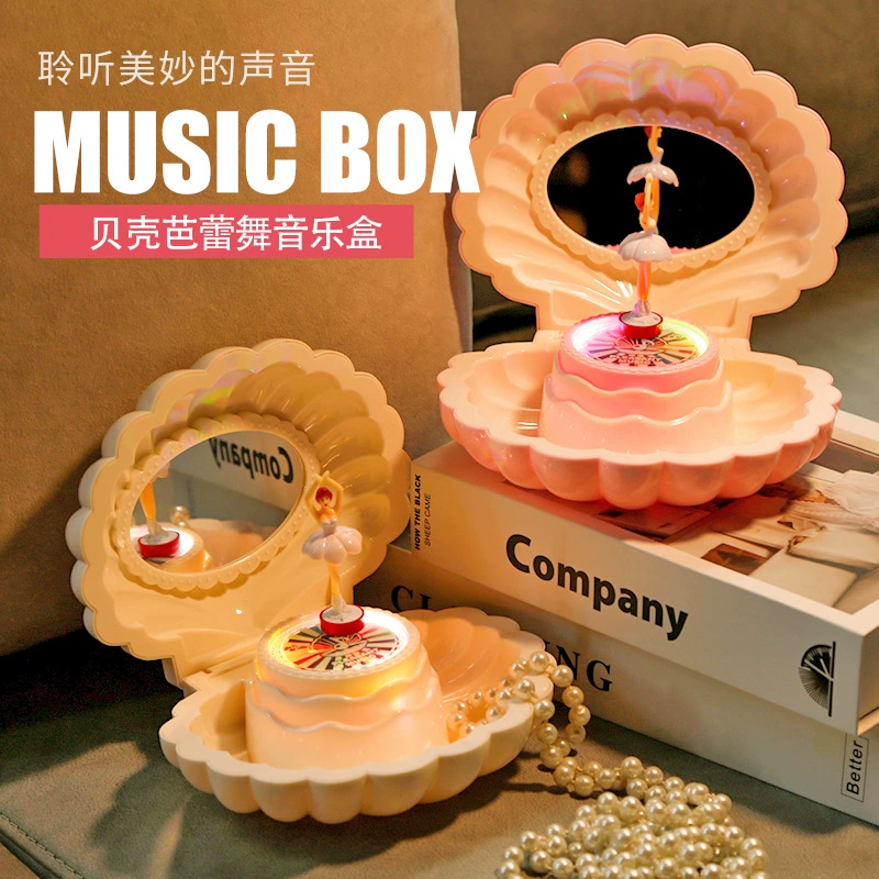 Creative lightweight dancing music box, children's storage system, Birthday gift