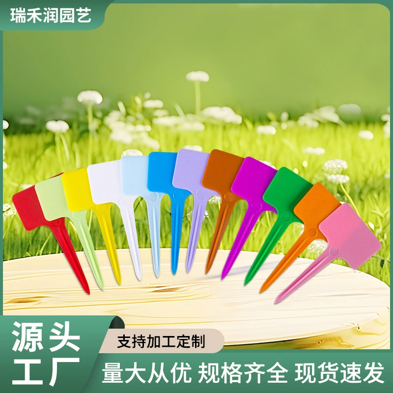 [По индивидуальному заказу] 100 упаковок суккулентов, пластиковые цветочные вставки, многоцветные этикетки для бонсай, садоводства