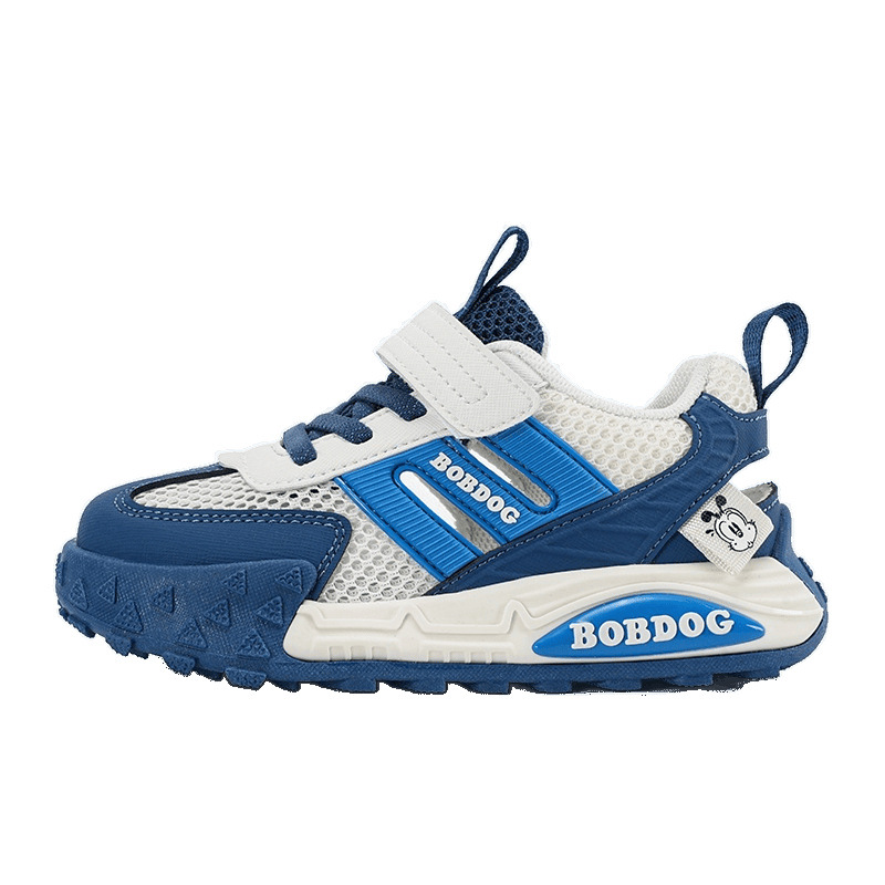 Babudou zapatos deportivos para niños 2025 verano nuevo estilo niño mediano y grande niña fondo suave zapatos para correr antideslizantes niños
