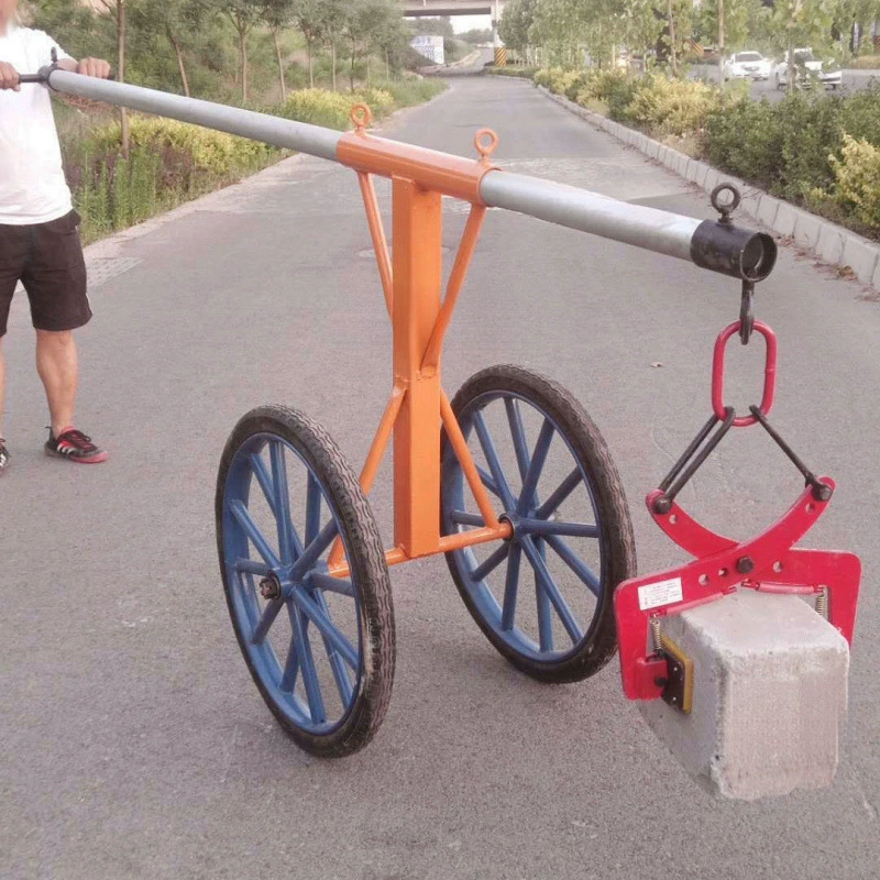 Тележка для укладки бордюров, инструмент для укладки камней у дороги, транспортер для камней у дороги, зажим для бордюров, зажим для камней у дороги.