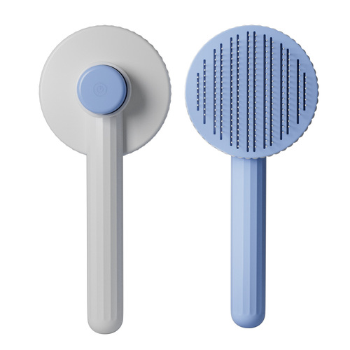 Cross-border new pet comb massage hair removal comb cat self-cleaning needle comb cat beauty hair removal comb supplies