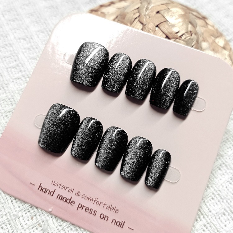 Manicura de Año Nuevo, 10 piezas de diamantes de perlas hechos a mano, arte de uñas portátil, parche de uñas Xiaohongshu, venta al por mayor