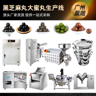9克黑芝麻丸制丸生产线 全自动水蜜丸整套设备 制丸整套生产线