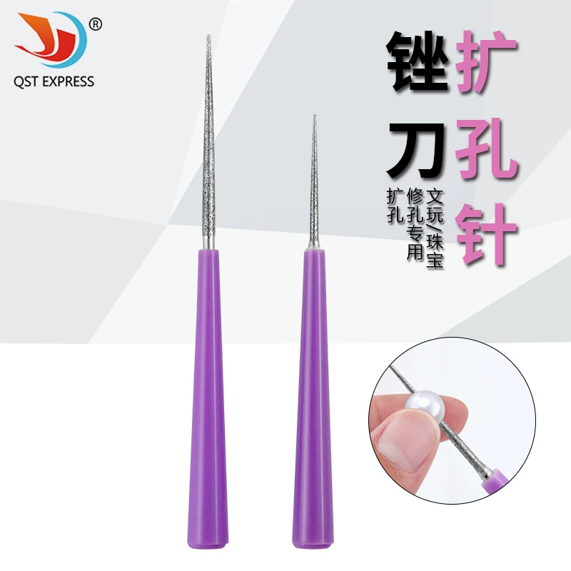 Жемчужный бисер текст играть Зверление иглы DIY ювелирные инструменты Зверление дрель шлифовальный игольчатый файл Полировка бисером