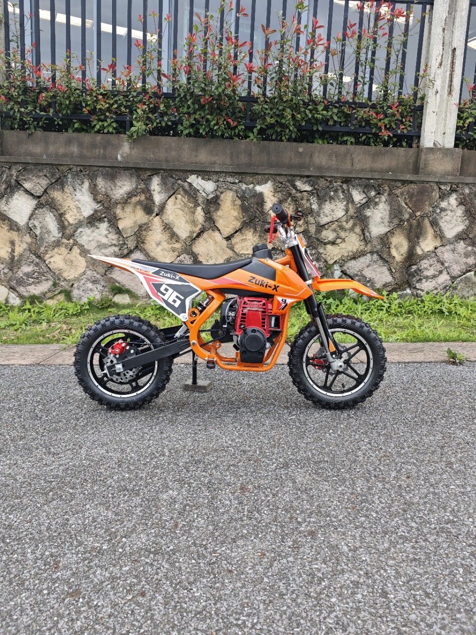 Small Motorcycle with 2-Stroke and 4-Stroke Engines, 49Cc Fuel Version, Small Off-Road Vehicle K6 Mountain Bike Pedal