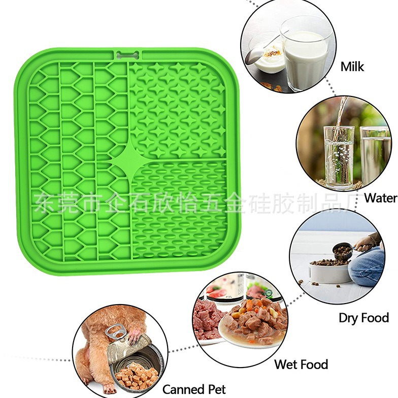 Amazon 15cm cuadrados de comida lenta para perros, almohadillas de comida para perros, almohadillas de perros, cuencos de perros, almohadillas de perros, almohadillas de perros