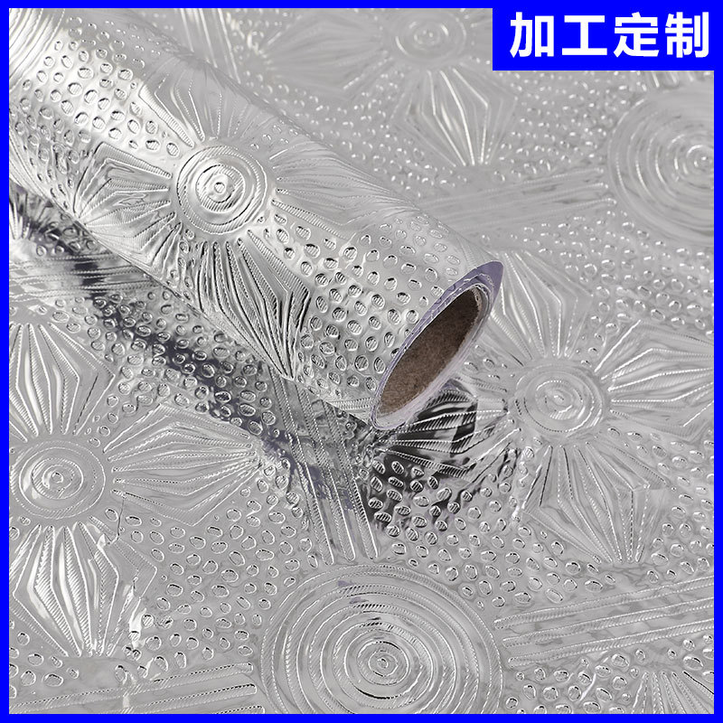 ODM加工定制防潮贴厨房铝箔油烟贴纸橱柜台面耐高温瓷砖自粘墙纸