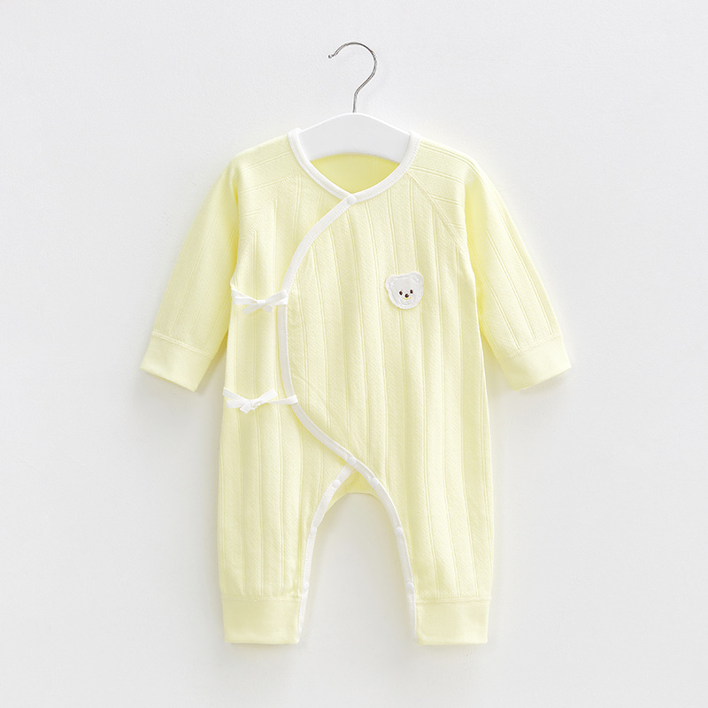 Ropa de bebé recién nacido para primavera, otoño y verano, de algodón puro, estilo monge, conjunto de otoño, pelele para recién nacido, traje para gatear, mono unisex para bebé