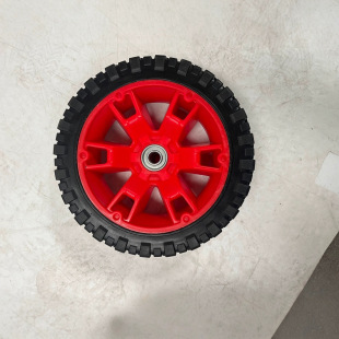 9 inch polyurethane wheel 224x 60mm PU foam wheel tool car puncture-proof non-inflatable PVC wheel