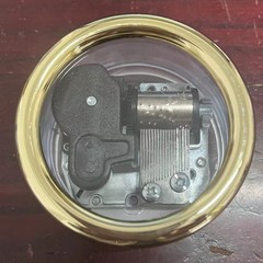 オルゴール卸売り透明円形オルゴールバネ式上鎖誕生日プレゼントオルゴールオルゴール玩具