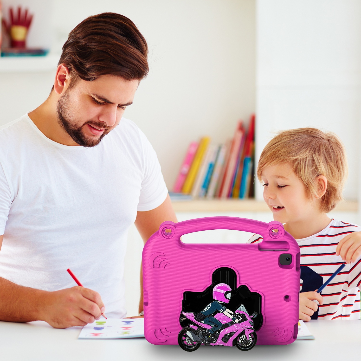 Suitable for iPad Air3/Pro 10.5 Motorcycle Shockproof Tablet Protective Case Pro 10.2 Electric Motorcycle Tablet Case