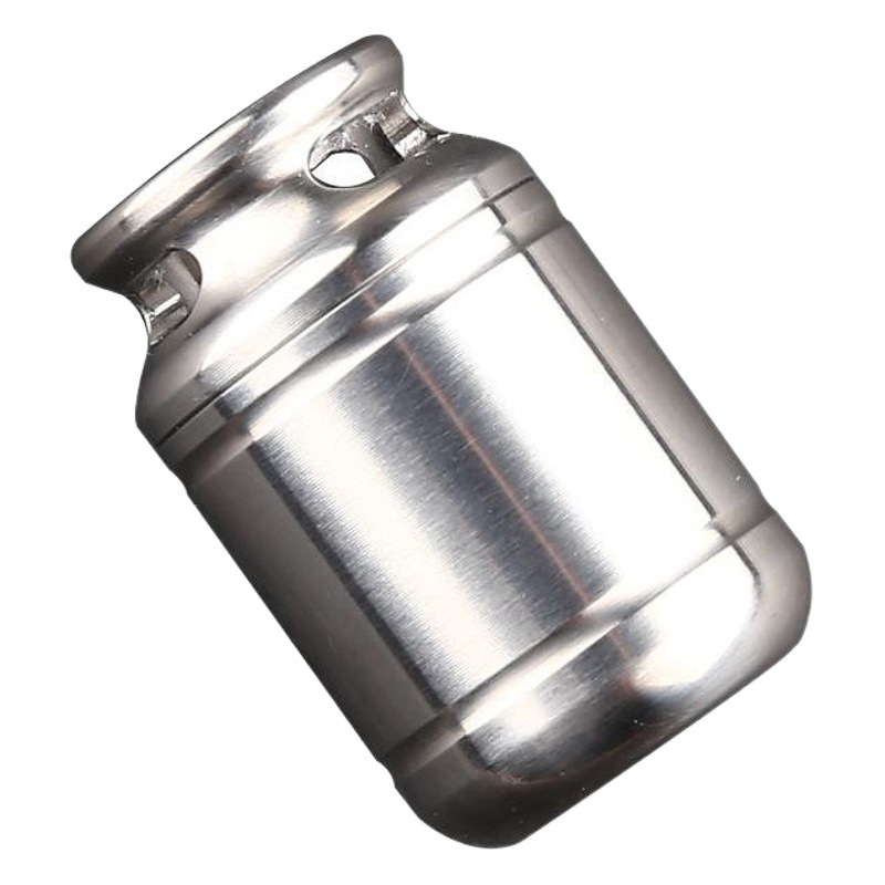 Almacén impermeable de aleación de titanio portátil Mini botella de medicina pequeña llavero accesorios ancianos píldora salvadora de corazón botella de píldora de primeros auxilios portátil