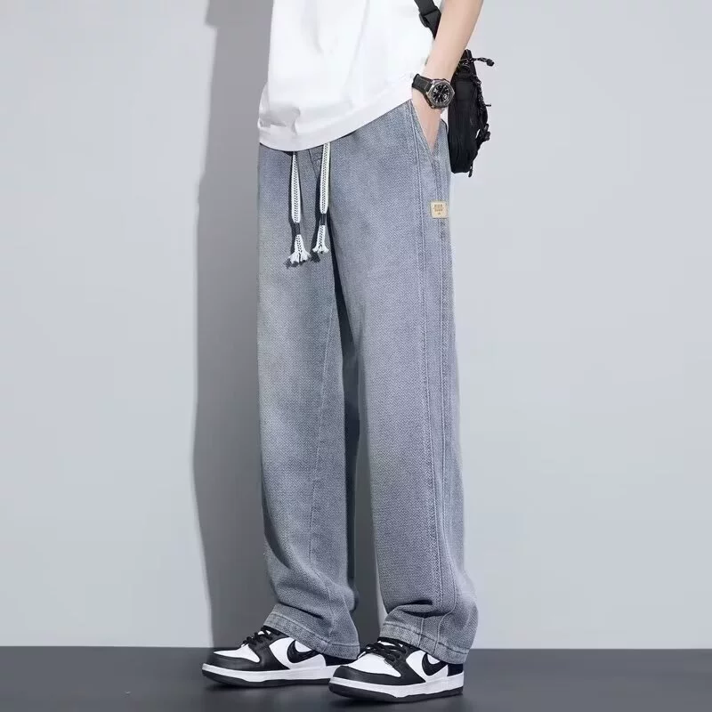 Приплив, летние джинсы хип-хоп стиль, трендовые брюки