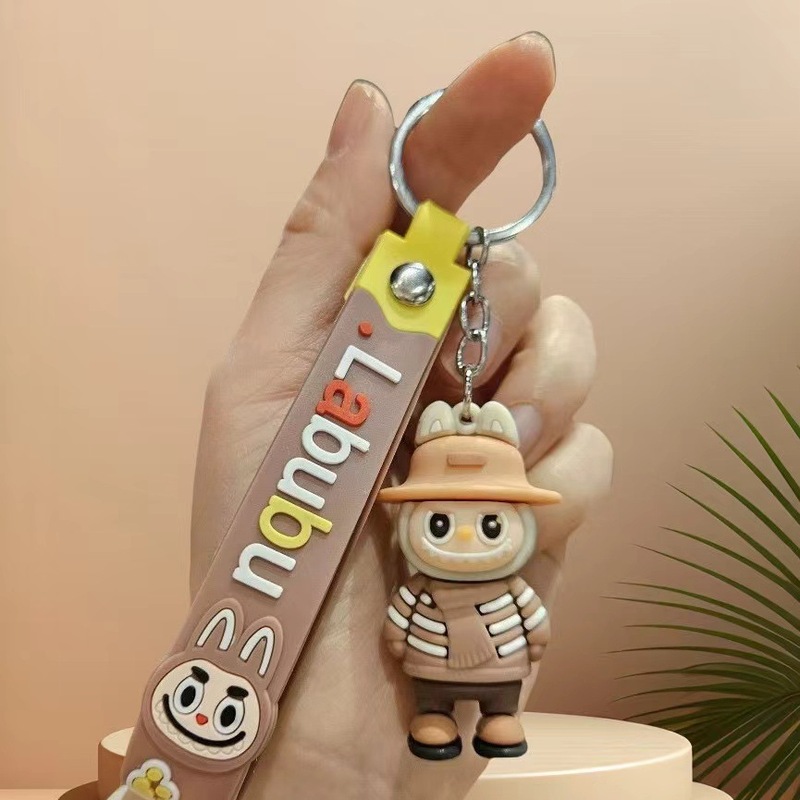 跨境拉布布可爱系列钥匙扣创意公仔坐姿汽车背包挂饰地摊礼品批发|undefined
