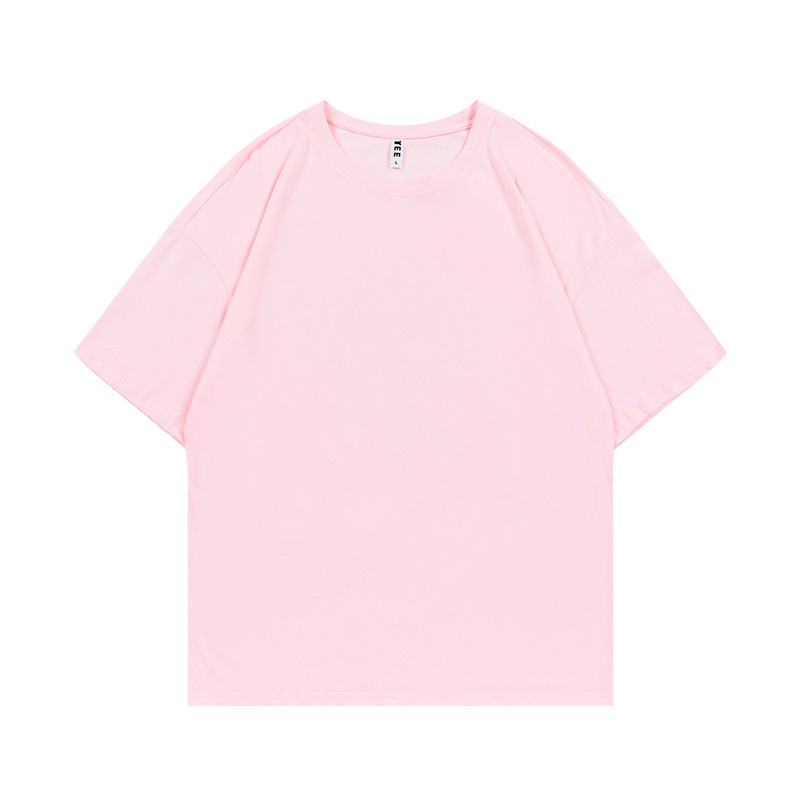 Marca de moda de algodón de manga corta camiseta de cuello redondo ropa de clase camisa cultural camisa publicitaria ropa de trabajo ropa de trabajo impresión personalizada patrón de logotipo