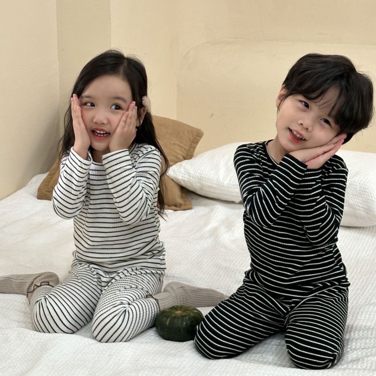 아동용 가을옷 세트, 남아용 보온 속옷, 2026년 신상 홈웨어, 유아용 면 스웨터, 여아용 잠옷