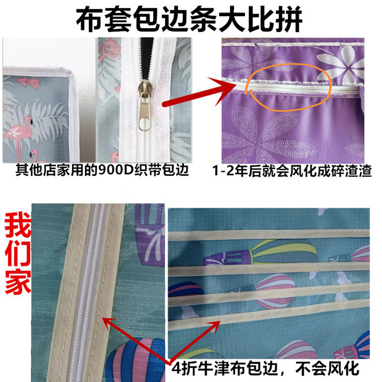 Single Sale Can Be Ordered Thickeneded Wardrobe Shoe Rack Cloth Cover Outer Cover Waterproof Sun Protection Oxford Cloth Wardrobe Shoe Cabinet Shelf Dust Cover